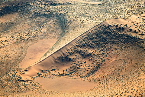 Luftbild Namibwüste (Namibia)