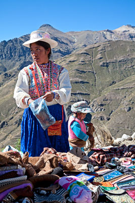 Collagua-Frau (Colca-Canyon, Peru)