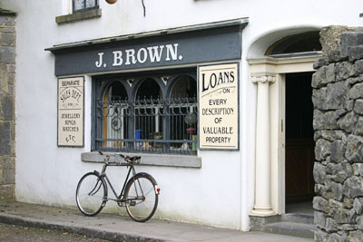 Irland: Historischer Laden in Bunratty (2005)